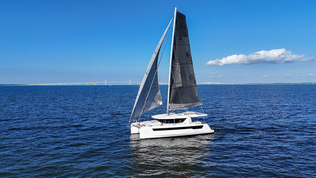 Leopard 46 sailing