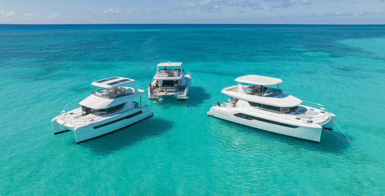 motor boats catamarans