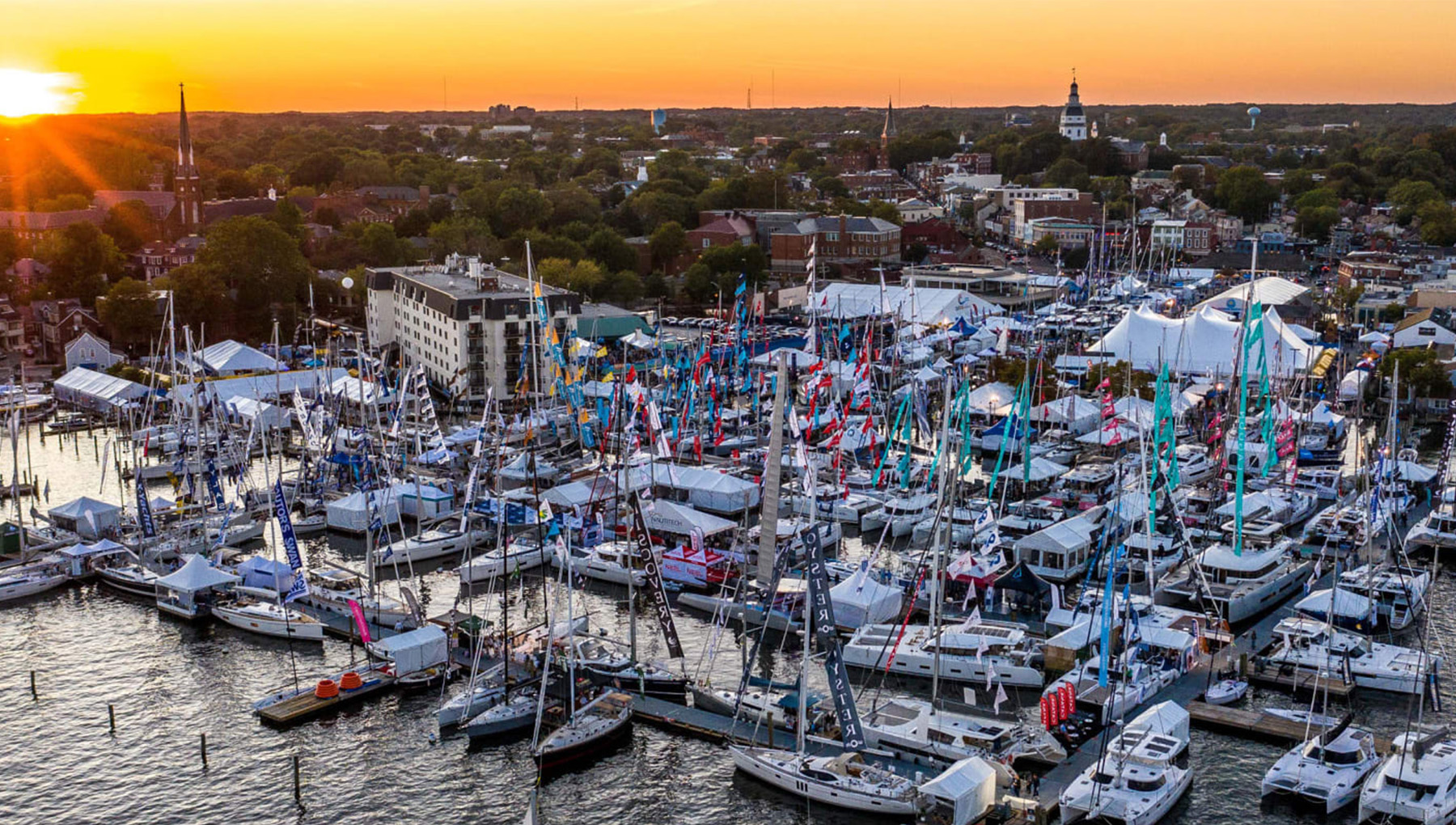 Annapolis Boat Show Aerial