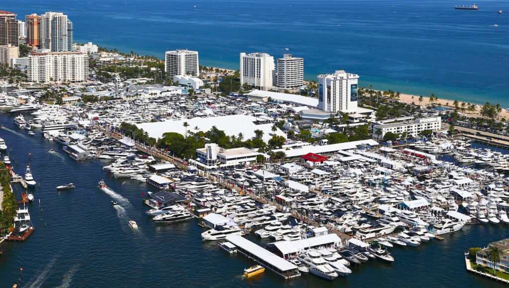 Fort Lauderdale Boat Show Aerial