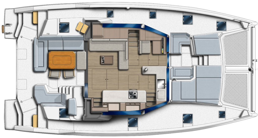 Leopard 46 Layout option 3 Open