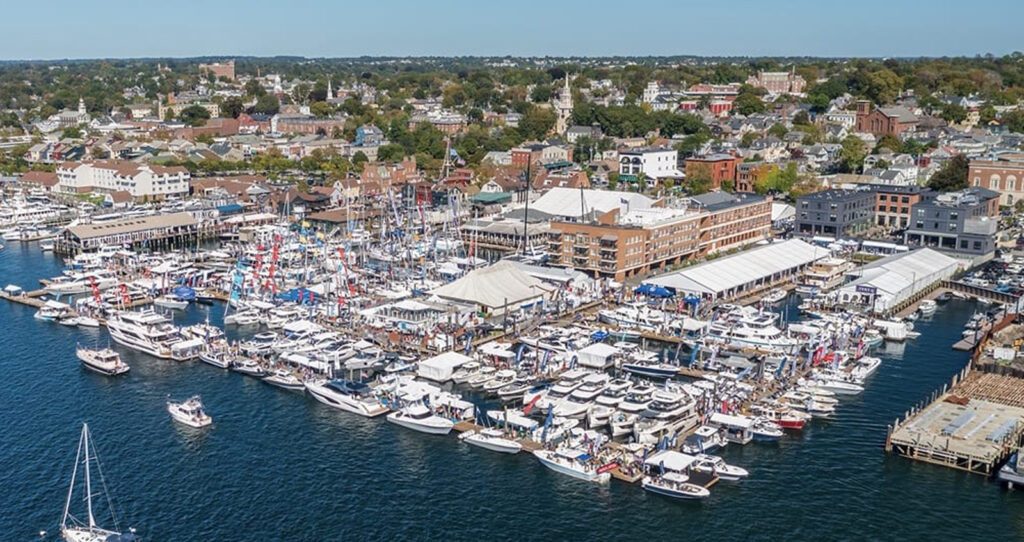 Newport Boat Show Aerial