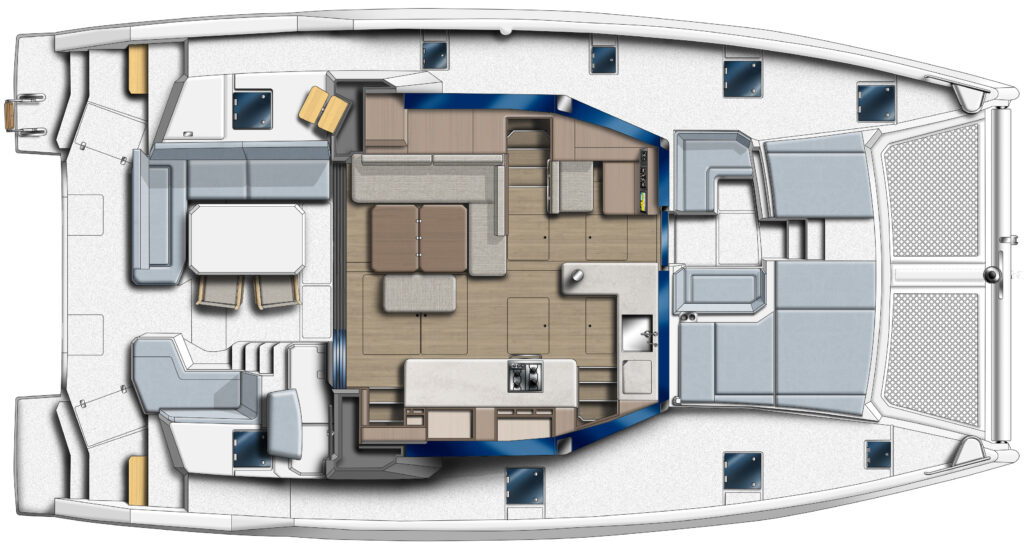 Leopard 46 Standard layout Open