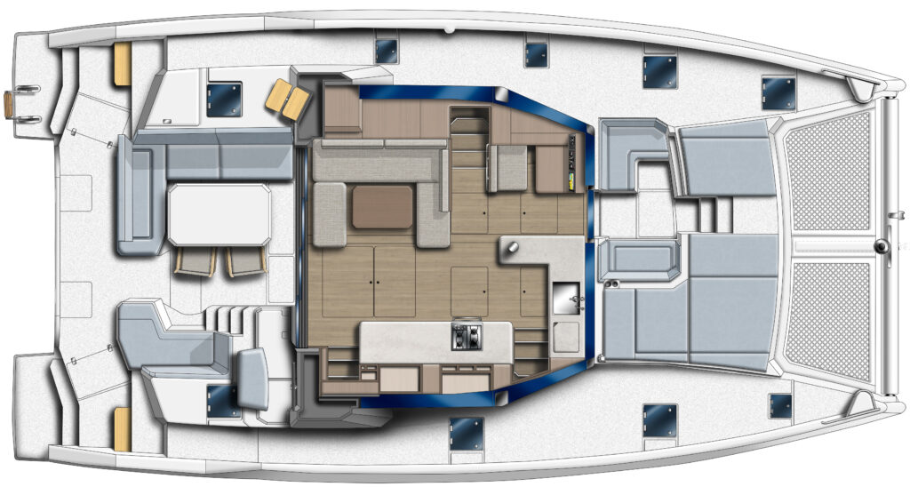 Leopard 46 Standard layout closed