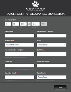 Leopard Warranty Claim Form