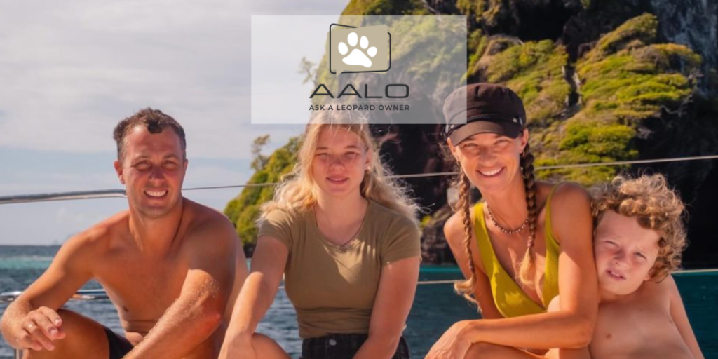 Ask Leopard Catamaran owners Natalie & Moritz